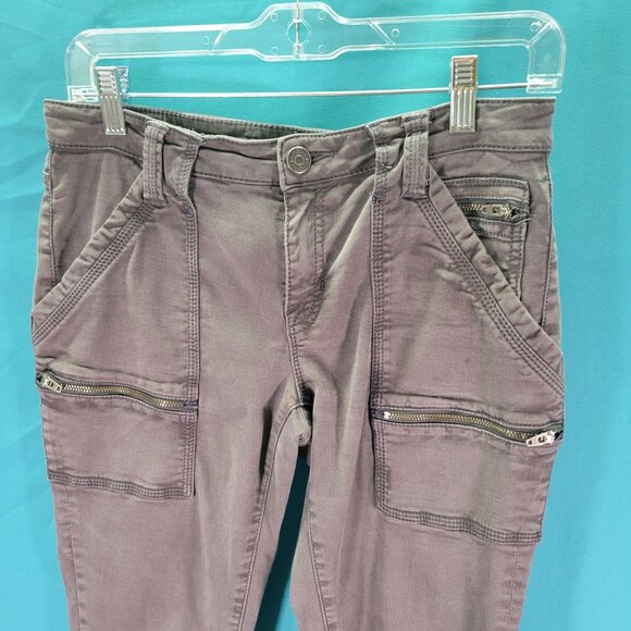 Joie Grey Park Skinny Pants Size 28 Cotton Lyocell Spandex - Picture 2 of 8